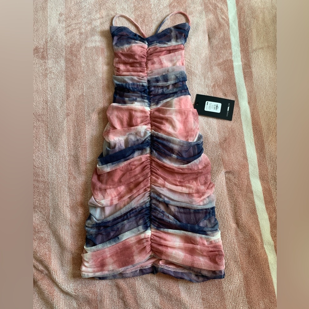 Fashion Nova Ruched Mini Dress